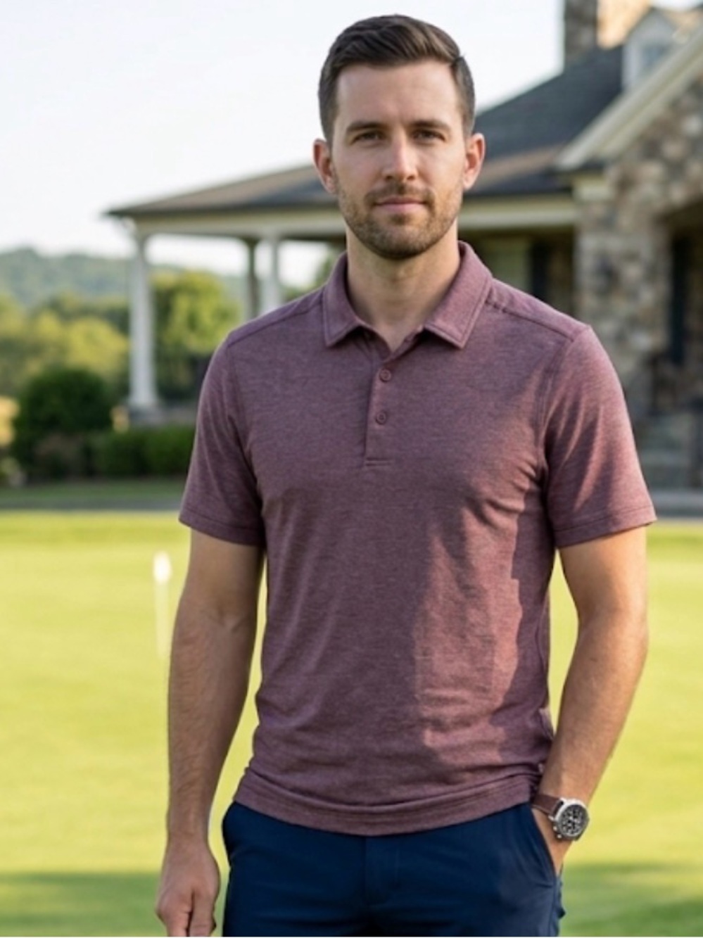 Lululemon Evolution Short Sleeve Polo Shirt Men Size S⁠